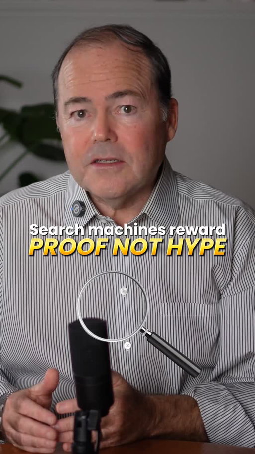 AI trusts proof, not personality.