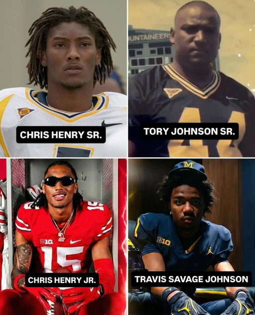 Their dads once wore the same colors. Now their sons begin their own chapters at Ohio State and Michigan, carrying forward their legacy ❤️ (via @umichfootball, @ohiostatefb)