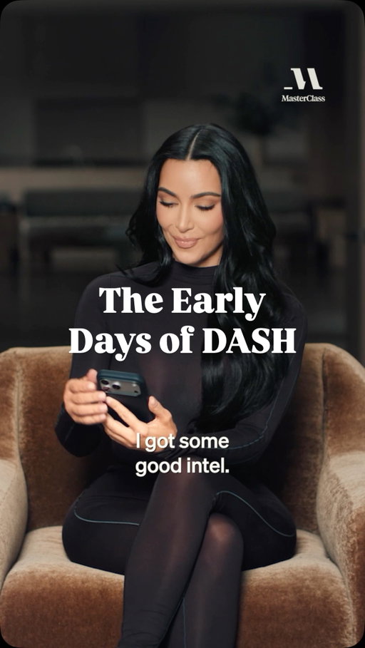 No accountant. Just Kourtney’s credit card and the willingness to take risks no one else would take for them. @kimkardashian talks about the early days of DASH.