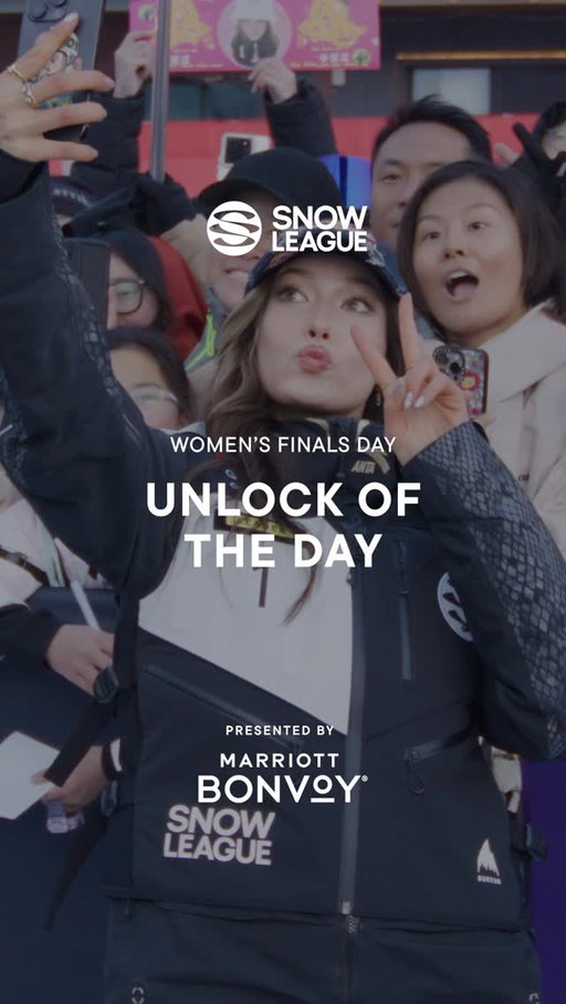 @MarriottBonvoy Unlock of the day:
@eileengu Women’s Finals.

Eileen Gu put on a dominant performance, winning every heat she skied on her way to the top spot in the first ever Snow League Freeski event.

#TheSnowLeague
