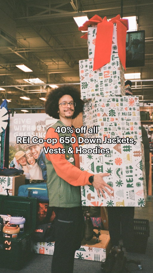 For your favorite camper who’s always cold, or just a lover of a warm layer, all REI Co-op 650 Down Jackets, Vests & Hoodies are 40% off right now thru 12/8!

Check out the link in bio to stay cozy 🔥