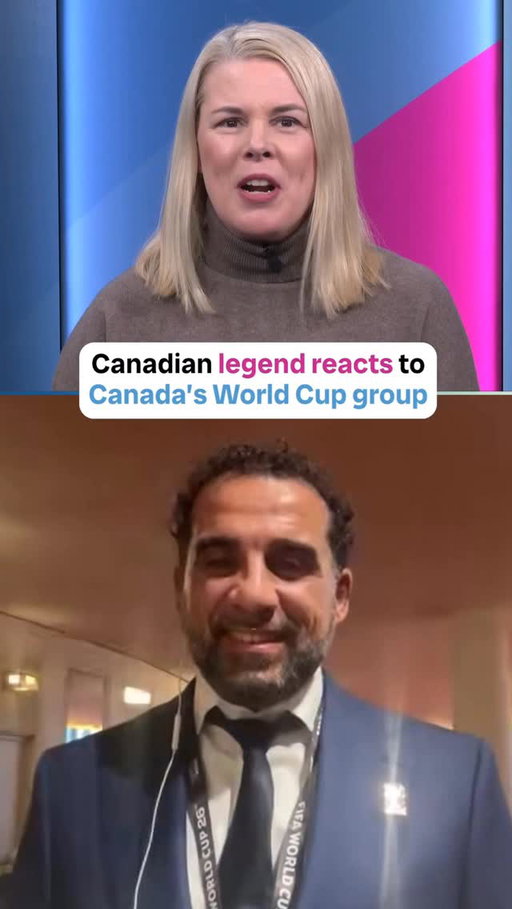 Canadian legend Dwayne De Rosario reacts to Canada’s World Cup group and talks about passionate fans in the city of Toronto⚽️🇨🇦