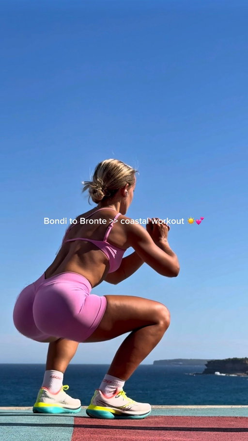 I actually couldn’t believe it. I came back to Bondi and wanted to do a quick gym workout at Beachouse and they told me it was $45. For one session 🤯 

As much as I love my structured gym workouts, that price tag just doesn’t make sense when I know how much I can do outside for free.

So if you’re visiting Bondi and don’t want to spend that much every time you train, here’s what I’d do instead:

✨1. Bondi Outdoor Gym – it’s a classic if you want to do some pull-ups and bodyweight training in the sun. It can be a bit of a testosterone zone though (especially since they removed the free weights) 😂

✨2. My favourite spot: halfway along the Bondi to Bronte coastal walk, there’s a bench setup near Marks Park. Perfect for a quieter session with a view. Sometimes I do a Murph-like workout there:

→ 2km run (from Bondi Beach), 100 pull-ups, 200 pushups, 300 air squats, 2km run back followed by a mandatory swim 😊

✨3. Or just go for a long walk, run, or do some beach sprints. 

You get movement in, vitamin D, and vitamin sea.

*side note: I‘ll always go back to train @Vrtus on Bondi Rd - I just love it there - pair it with my outdoor sessions and I‘m sweet 💜

I‘m wearing @keepthatpump LJ set in bubblegum 💕 use AMYBACH10 for a cheeky discount

#BondiBeach #OutdoorWorkout #BondiToBronte