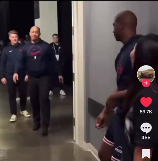 🚨 BREAKING: A resurfaced TikTok shows Chris Paul talking to Ty Lue’s girlfriend after a Clippers game… and they both go silent REAL quick once Coach Lue shows up. 😳

It doesn’t end there, per Chris Haynes:

During the Clippers’ loss to the Mavs, Chris Paul told Kawhi to switch off Klay because he was struggling to keep up.

Jeff Van Gundy shut it down immediately:
“You might’ve had leeway in other places to change up defensive coverages, but you don’t have that leeway here.”

(H/T playofflucro/x)