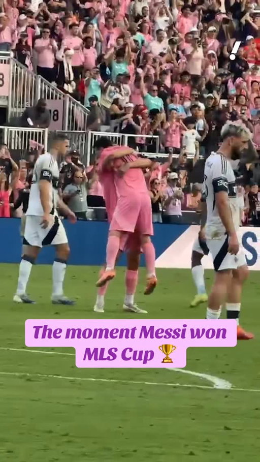 Lionel Messi and Inter Miami bring the first MLS title to Miami 🔥