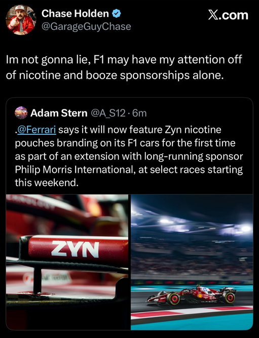 Slowly becoming the Winston Cup