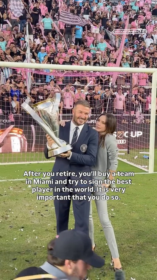 you did it 🩷 @davidbeckham