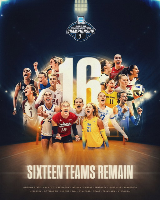 1️⃣6️⃣ teams, one step closer 🏆

#NCAAWVB