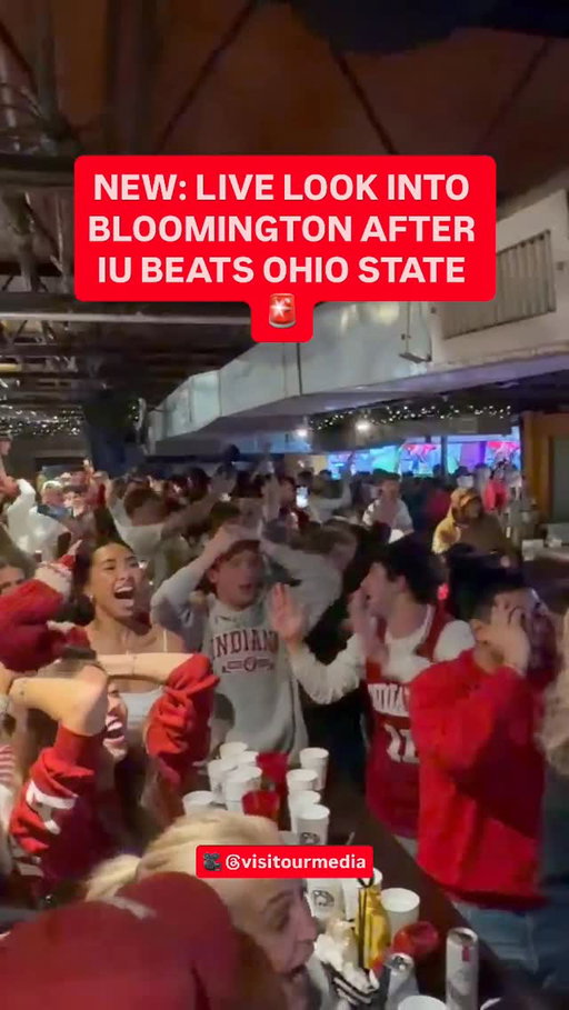 BLOOMINGTON IS ON FIRE!! Visitour was live on campus after the Hoosiers epic Big Ten Championship win vs Ohio State 🔥🔥

Follow @visitourmedia, @hoosiers.center_, @hoosiersrecruiting, @hoosiershall, @cfbworldwide for the best college football content 😤

#collegefootball #hoosiers #bigtenfootball