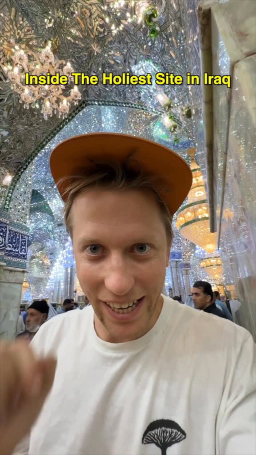 The worlds most beautiful mosque 😍💎

Welcome to the Imam Ali Shrine in Najaf, Iraq which is commonly referred to as the holiest site in the country hosting millions of visitors that travel every year. 

They say it would take $2-3 billion if you were to recreate it today and this is by far the most glamorous religious building I’ve ever been to. Yet another gem from this incredible country 🇮🇶

#whatheck #travel #iraq #islam #mosque
