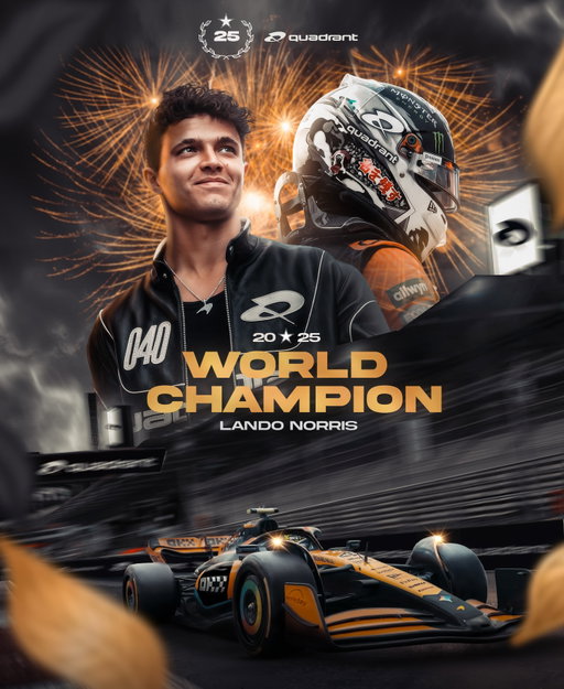 We’ve said it once, and we’ll say it again: He’s him 💪

Huge congrats to our founder @lando on securing the WDC title!