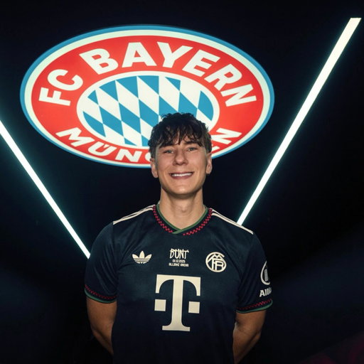 i’ve been a football and fc bayern fan for as long as i can remember. i spent 15 years playing the game, dreaming of one day becoming a professional player. I remember those afternoons on the street pitch with my friends were everything to me. the arguments about who got to be which player, from Franck Ribéry to Messi. back then, football was all i wanted to do. it was my whole world.
and even though I wasn’t good enough to make it as a pro, that passion never faded. football stayed my greatest love next to music.
I couldn’t believe when I got the news that I could work with FC Bayern München. a legendary club with so many iconic players and one of the most successful teams in football history.
And finally i could combine the two things that have been with me my entire life: music and football.
stepping into the Allianz Arena is something i´ll never forget. It gives you goosebumps before you even realize it. I walked in with the biggest smile on my face. 
anyone who’s ever been here for the first time knows exactly what i mean. I guess „mia san mia“ ❤️