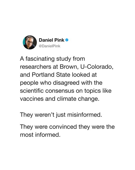 The next time you're trying to persuade someone, remember: It's not about proving you're right.

It's about helping them realize there's more to learn.

That’s when minds start to open.