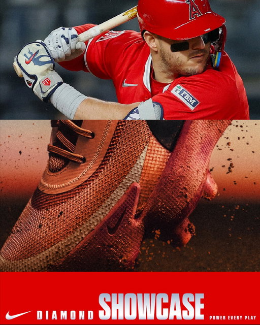 Tested. Proven. Upgraded. 
The Nike Diamond Showcase. 

With an elite one piece plate and midsole fit band, you stay locked in and supported, allowing effortless power transfer – no strap necessary. 

Dig in and go deep for maximum impact. 

Available now at Nike.com.