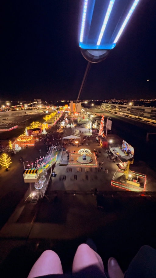 POV: You ride the coolest Christmas ride ever at COTA in Austin, TX @peppermintparkway. 2 tickets a ride = 10 bucks. It was 20 dollars for an adult ticket to enter. We had a blast!! Coolest but scariest experience I’ve ever done #atx #austinfoodadventure