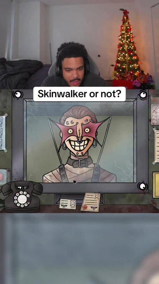 Skinwalker or not? #indiegames #horrorgame #scarygame #gaming