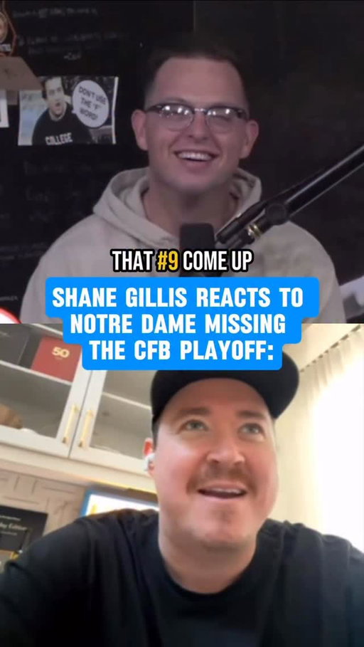 Shane Gillis joins the show #collegefootball #football #notredame