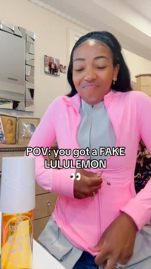 I got FAKE LULUlemon?! 👀😭follow @lifewithchristirose #PreppyAesthetic #BeautyReels #MakeupChallenge #PinkVibes #GRWMVibes