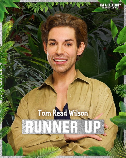 Tom is your I’m A Celebrity… 2025 runner up! Massive well done to him and what a joy it’s been to watch his time in the Jungle 👏