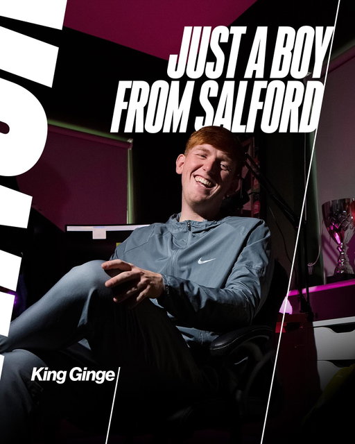 Congrats King Ginge. 👑
Just a boy from Salford, now even your nan knows his name. Levels.
@angryginge13 👏👏