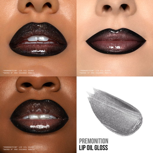 ⏩ Which is your favorite?
3 all new MASTERCLASS Lip Oil Gloss shades in brilliant shimmers: 
🎱 “Premonition” a sheer black with silver shimmer inspired by the night sky.
👻 “Ghosted” appears white/silver in the tube but applies a halcyon light gold shimmer.
🚨 “F Bomb” sheer cool red with red shimmer flecks that make the lips dazzle.
🙌🏼🙌🏼🙌🏼🙌🏼🙌🏼 December 12 blendbunnycosmetics.com #blendbunnycosmetics