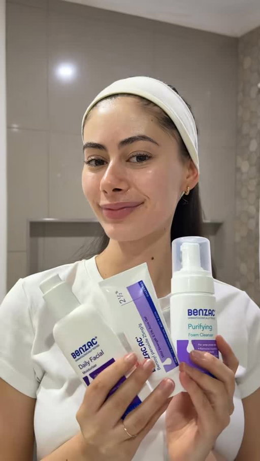 As a dermal clinician, this is my go to 3-step routine when breakouts appear 💜

Step 1️⃣ Cleanse with @benzacau Purifying
Foam Cleanser to remove impurities and help unblock pores.

Step 2️⃣ Target with Benzac AC Acne Gel, it kills up to 94% of acne causing bacteria and clears blocked pores.

Step 3️⃣ Finish with Benzac Daily Facial
Moisturiser to hydrate and protect the skin barrier without clogging pores.

Clinically proven, simple, and effective!

#ad #Benzac #AcneGel #Skincare

ALWAYS READ THE LABEL AND FOLLOW THE DIRECTIONS FOR USE.

Benzac AC is indicated in the treatment of mild acne.