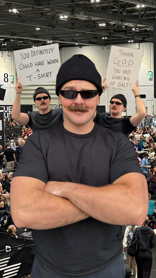 How I showed my support at HYROX… 😘🤌

Send this to a friend and or loved one that needs reminding. x

*this is a joke, anything that gets people exercising is great.
**If you’re offended by this you have consumed too many electrolytes. #salty 
***shoutout to all the volunteers as ALWAYS, 10/10 lovely people. <3

#Hyrox #Fitness #Gym
#HybridRockstars #ftw 
#Comedy #Sketch #Relatable