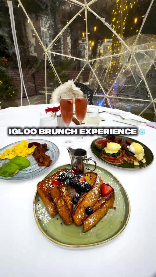 In love with this brunch experience at @becca_cavaliervb 😍

Inside they have a speaker and heater! It can seat up to 6 people and for brunch there is a $50 igloo fee and for dinner $100 fee. 

I’ve had brunch at Becca multiple times, it’s pretty consistent as far as the food goes! A little more on the pricer side of brunches buuuut it’s The Cavalier I expect nothing less. 

I think this is such a cute birthday idea, anniversary dinner, or just going with some friends to enjoy a different experience. 

You can book on open table just search Becca and you’ll see the igloos. Read all of their booking stipulations! 

Overall this was a cool experience and I actually am coming back for a friends bday! 💙 

Rating: 

Cinnamon roll 6.8/10
Bourbon French Toast 8/10 
I’m not rating eggs and bacon it’s the same everywhere…. lol 

•

•

#757 #757va #virginiabeach #stormchasers #hamptonroadsva