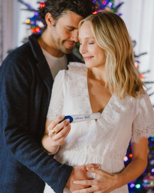 #ClearbluePartner We’re having a baby! Baby Krueger coming May 2026! There’s nothing more magical than seeing the word pregnant 🩵Thank you @clearblue for providing us with a clear result in words, during a moment that left us speechless and overjoyed! The best gift we could hope for this holiday season. #ClearblueConfirmed