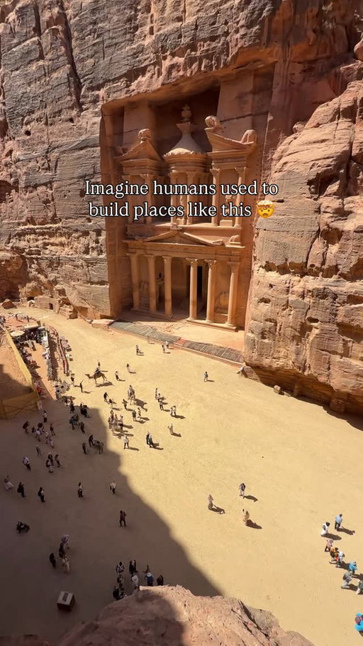 I found THE ancient wonder 😳

follow @travelwithdalt for travel inspo

Petra, Jordan — the Rose-City details 👇

📍 Petra, Jordan

⛰️ Petra is over 2,000 years old, carved directly into sandstone cliffs by the Nabataeans. It was once a thriving trading hub connecting Arabia, Egypt, and the Mediterranean.

🏛️ The first time you walk through the Siq and the Treasury suddenly appears… it doesn’t feel real. It’s like stepping into a lost world. Because it really was lost until recently.

🧱 Structures here were carved by hollowing out footholds onto the rock. The ancient Nabataeans the facades by scaling the cliffs on these footholds, carving the facades and hollowing out the rooms behind them.

🔥 Petra’s nickname, “the Rose-City” comes from the way the sandstone glows at sunrise and sunset.

🕰️ Most people spend a few hours here. I visited 3 separate times. Just wandering, looking, imagining. Sipping tea with Bedouins and telling stories.

🌎 I went on this trip with @gadventures and highly recommend them for trips around the world! 

😍 Send this to someone who loves ancient history.

#petra #visitjordan #jordan #ancientwonders #bucketlist #travel #worldheritage #middleeasttravel