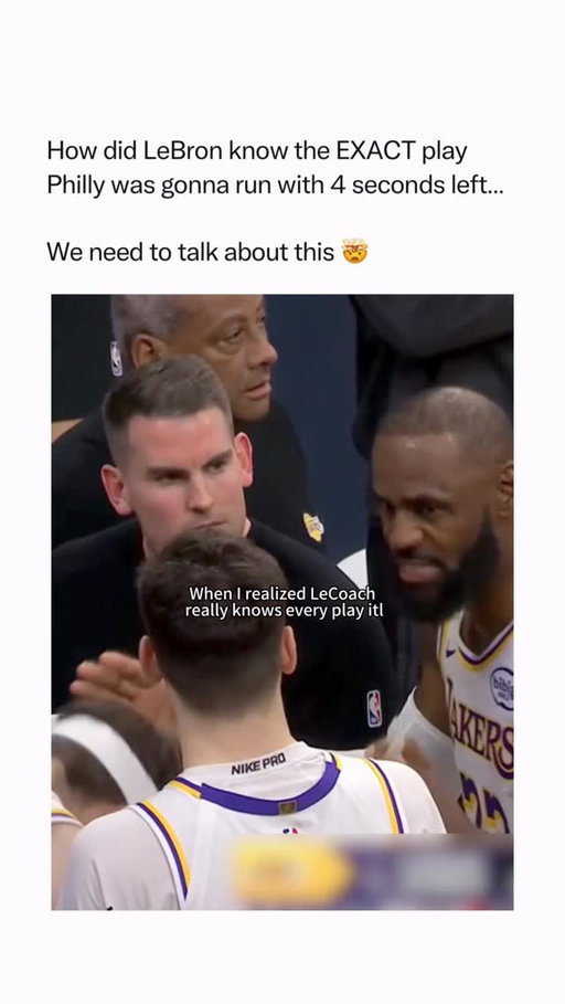 Look closely at LeBron… he saw EVERYTHING 🤯

(Via animal.world330/TT)