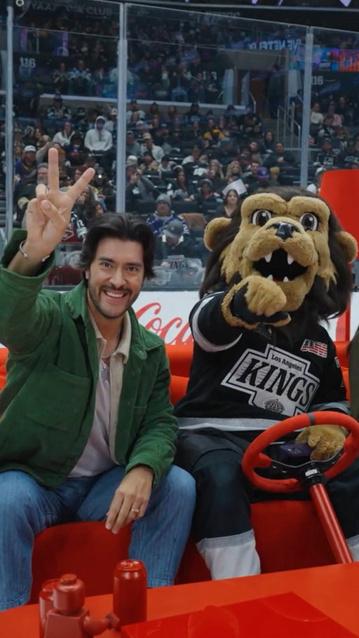 Pictionary on a JUMBOTRON! 🤯 We Drove a Couch onto the LA Kings Ice with Bailey