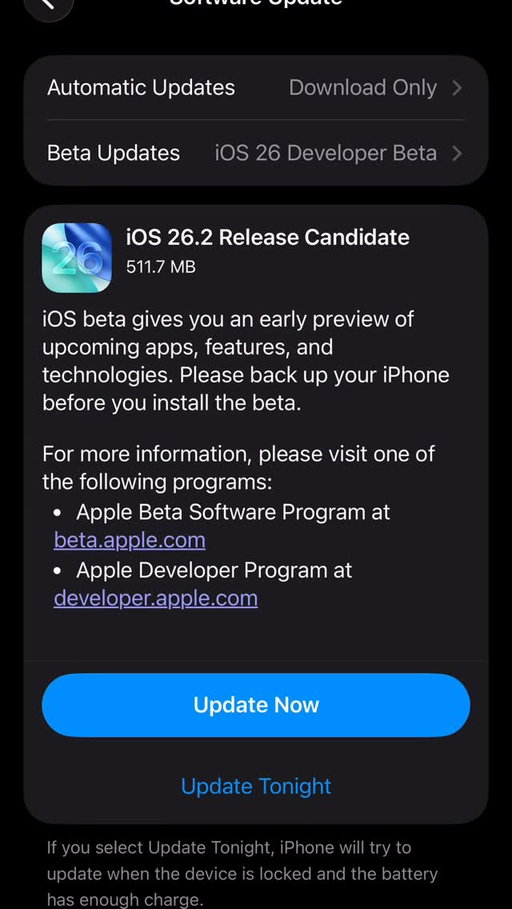 iOS 26.2 RC 2 is here. Apple seems to fix some bugs, but not everything‘s perfect. Be sure to check out my channel for a full video going over anything that’s changed. #ios262