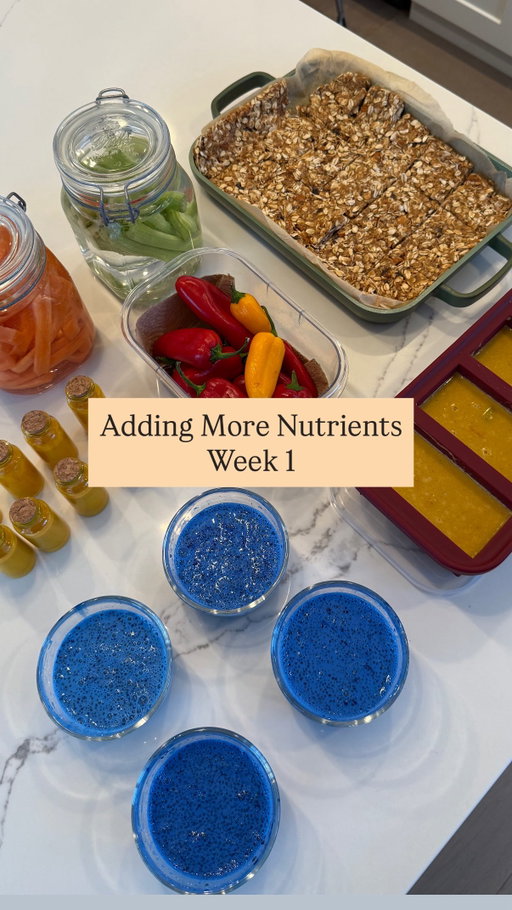 Comment “Week 1” for the recipes! 💚