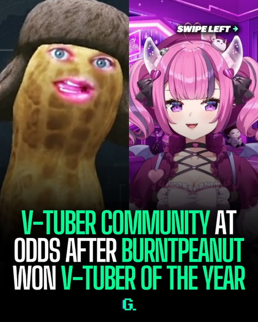 How does everyone feel about TheBurntPeanut winning the V-Tuber of the Year!?
-
#gaming #gnews #vtuber #burntpeanut #ironmouse #streamerawards