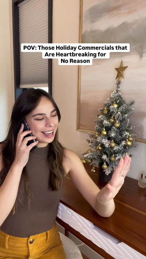 I love a good emotional holiday commercial #parody #holidays #pov