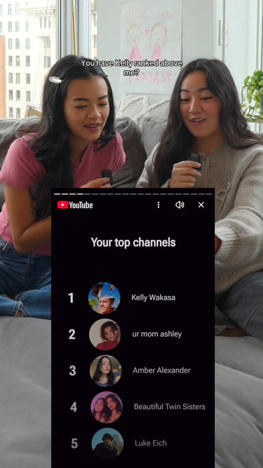 @aaashleyk and @_amberalexander reviewed their #YouTubeRecap together. can you guess whose top channel is… themselves? 👀 #sponsored