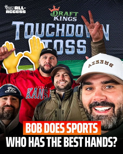 Which member of @bobdoessports showed off the best hands outside of Arrowhead last night?? 🏈 #athletes