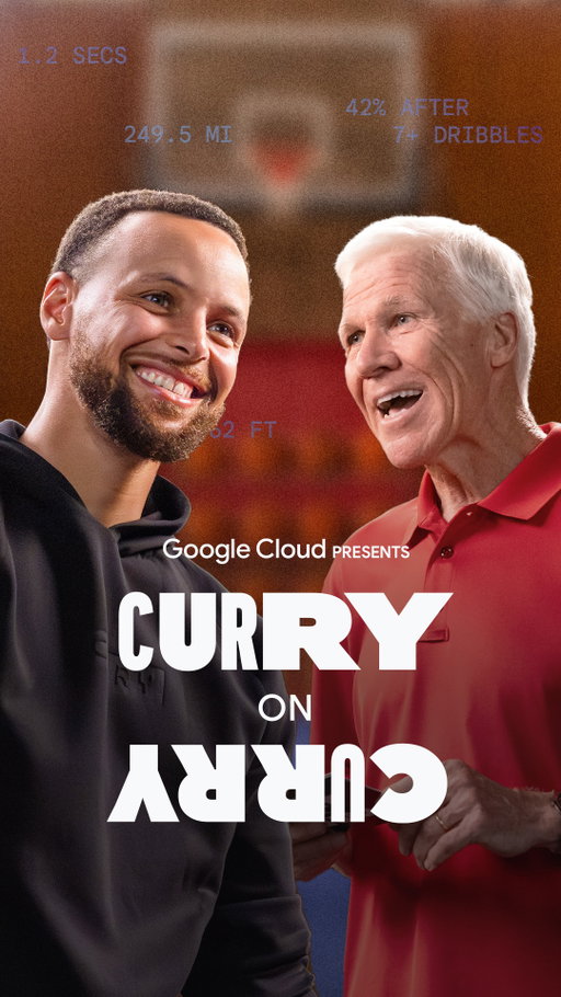 This is CURRY ON CURRY, presented by Google Cloud.

Nobody knows Stephen Curry's game better than his legendary Coach Bob McKillop. Except Gemini from Google Cloud.

Gemini analyzed 16 seasons of Stephen’s career stats and we put Curry to the test on his knowledge of his own game.

The latest with the 🐐 Stephen Curry for a wonderful team at Google Cloud.

EP: Nate Houghteling, Kai Hasson, Zach Blume, Elyse Preiss
Director: Jackson Adams
Production: Danielle Cheifetz, Christina Gandolfo (Photographer), Jess Dunlap (DP)
Project Management: Sara Lee, Michelle Farhang
Design: Angela Chang
Post Production: Art Morales, Shayan Ebrahim, Kush Mody
Animation: Bien