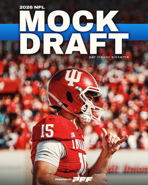 Don't like this mock draft?

Try for yourself using the PFF Mock Draft Simulator