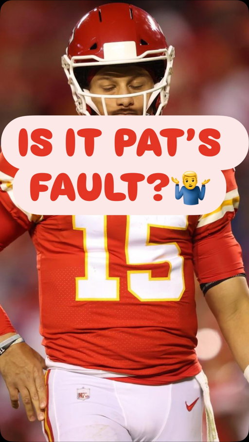 Is it fair to blame Patrick Mahomes for the Chiefs being on the verge of elimination? 

#nfl #chiefs #chiefskingdom