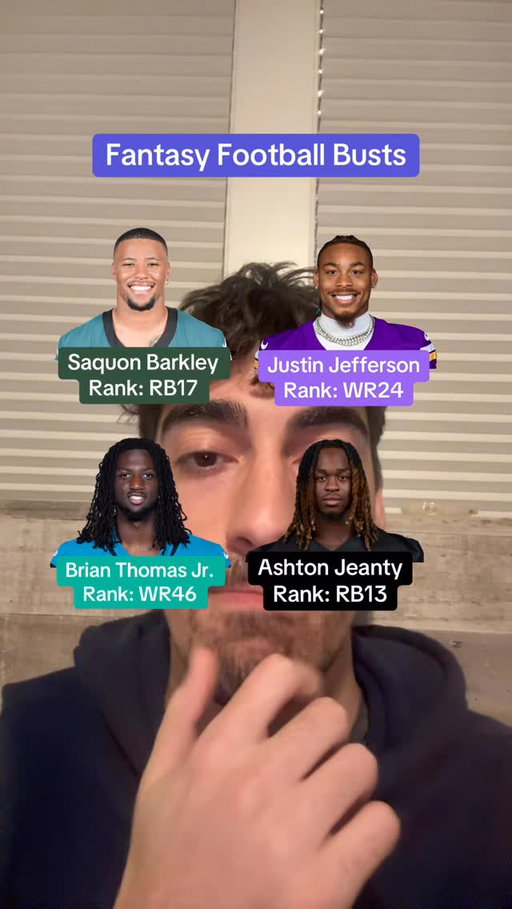 Fantasy busts!! #nfl #fantasyfootball #fantasyfootballadvice #fantasyfootballtips #nflfantasy