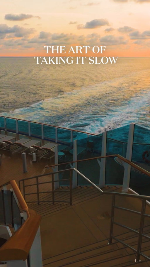 Mastering the art of taking it slow feels uniquely satisfying while aboard. 😌