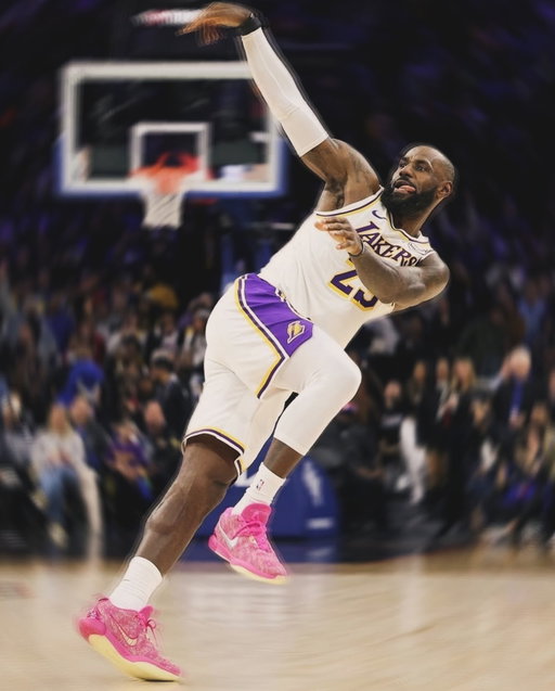 With a little swagger to it 👑 

Follow @LeBron for more!