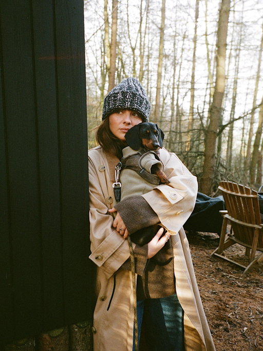 Just a girl & her boy dog 💌