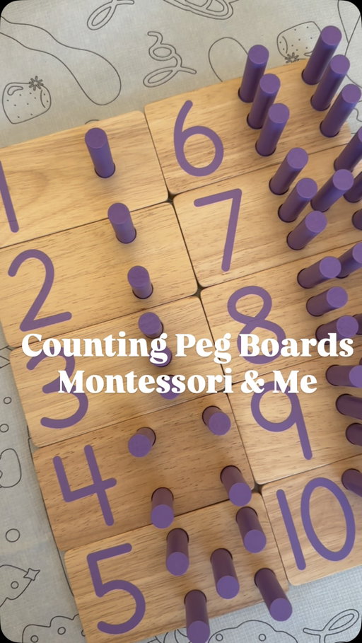 Add Counting Peg Boards to your Christmas List if you have a toddler or buying for one! 📋🎅🏼 

Learning Through Play the Montessori Way @montessoriandme.us 

motherhood | baby | toddler | must haves |  parent essentials | parent | mama | mom | toddler mom | baby mom | mom content | relatable | mom life | working mom | small creator | mama content | postpartum | postpartum journey | girl mom |  boy mom | toddler things | toddler activities | teach at home | Montessori | counting | gifts | Christmas 

#montessoriathome #gifted #christmasgiftidea