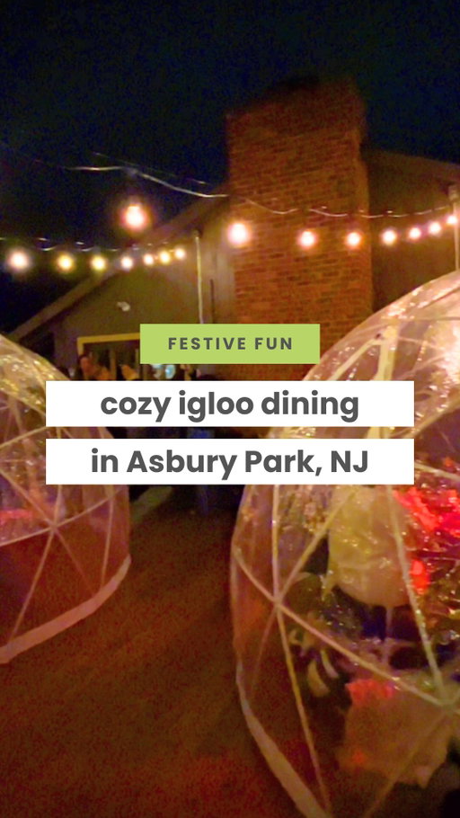 cozy igloo dining in Asbury Park 🍕

Dining in a heated igloo at @catbird_ap is the perfect winter dinner experience: warm, private, and designed for groups of six to ten people

It’s BYOB, but there’s also botanical beverages and zero-proof spirits to pair with the wood-fired pizzas

📍1215 Sunset Avenue, Asbury Park

More festive local spots at TheJerseyShoreGirl.com

🎥: @jessnort
✍️: @jennuhhrose