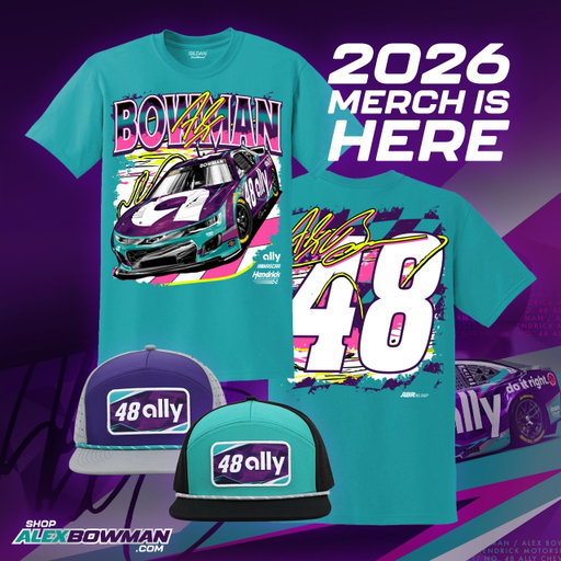 Some new merch to go with our 2026 @allyracing @teamchevy 🔥

www.shopalexbowman.com