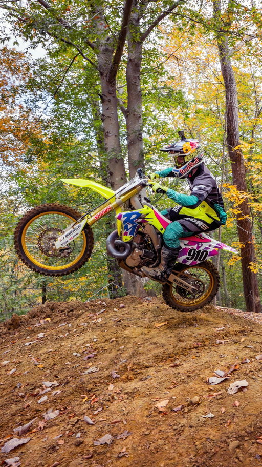 The video you’ve all been waiting for 🔥 I didn’t hold back on @travispastrana’s RMZilla. New Eras is out now on my YouTube. Link in bio to watch me, @kenroczen94 and TP199 push this 500 to it’s limits 🤘 @redbullmotorsports @redbull  @motosportinc @bbrmotorsports @rdrco.inc @allballsracing_ #rmzilla #2stroke #suzuki