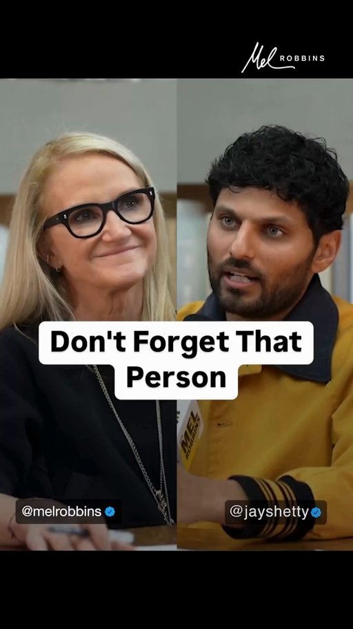 The people in your life who show up consistently in small ways are so important - don't forget them.

If you’ve been feeling lost, uncertain, or disconnected from your purpose, this episode of The Mel Robbins Podcast with @jayshetty is exactly what you need ❤️

Listen now! 🎧 "A Process for Finding Purpose: Do THIS to Build the Life You Want."